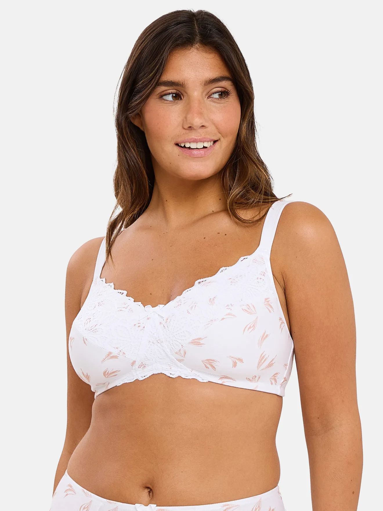Discount Soutien-gorge coton sans armatures Flora Emboîtant|Sans Armatures
