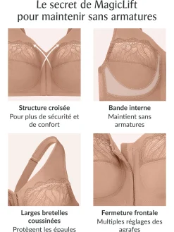 Outlet Soutien-gorge MagicLift galbe naturel Sans Armatures