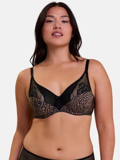 Hot Soutien-gorge plongeant à armatures Léna Avec Armatures