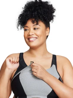 Sale Soutien-gorge Sport contrôle réglable Sans Armatures