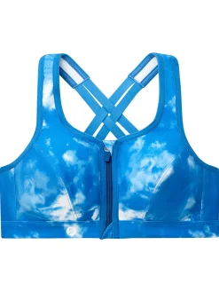 Discount Soutien-gorge sport fermeture éclair Sans Armatures