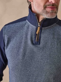 Sweat-shirt col montant zippé Homme Blouson, Parka