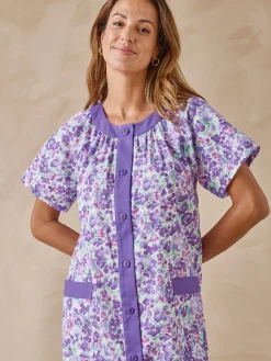 Hot Tablier boutonné forme housse Femme Tablier