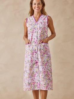 New Tablier sans manches boutonné Femme Tablier