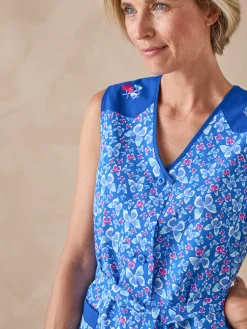 Best Tablier sans manches boutonné Femme Tablier