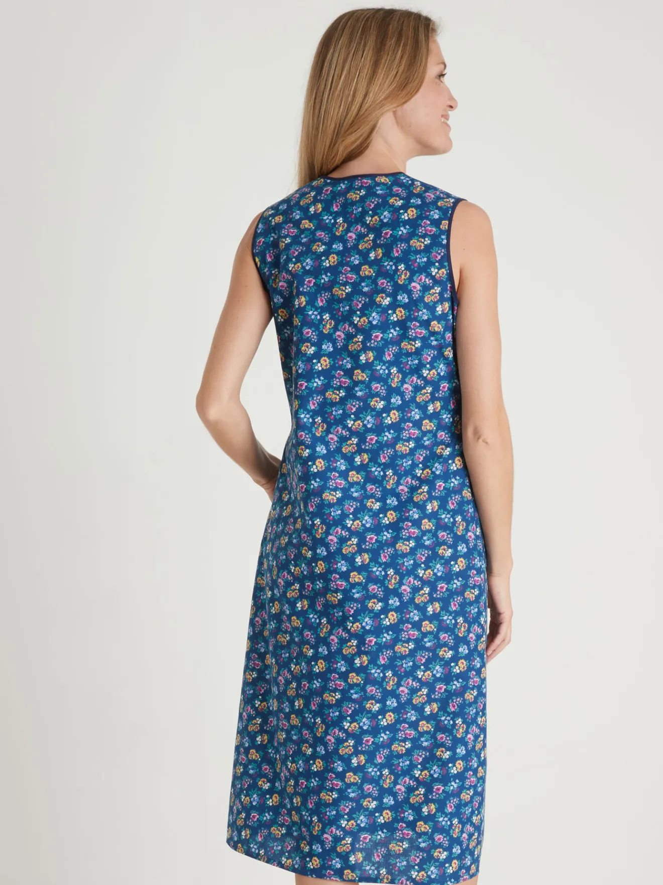 Tablier zippé sans manches Femme Tablier