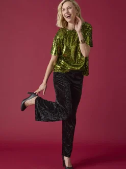 Online Tee-shirt à sequins Femme T-Shirt