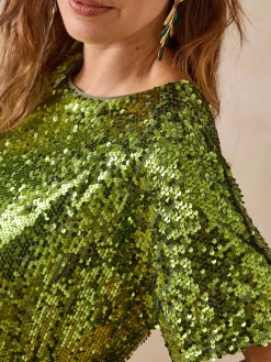 Online Tee-shirt à sequins Femme T-Shirt