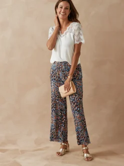 Tee-shirt avec dentelle Femme T-Shirt