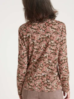 Outlet Tee-shirt avec dentelle à l'encolure Femme T-Shirt