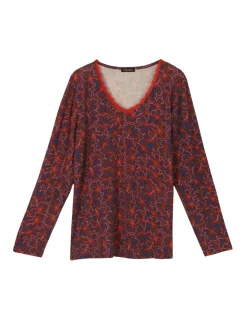 Sale Tee-shirt avec dentelle à l'encolure Femme T-Shirt