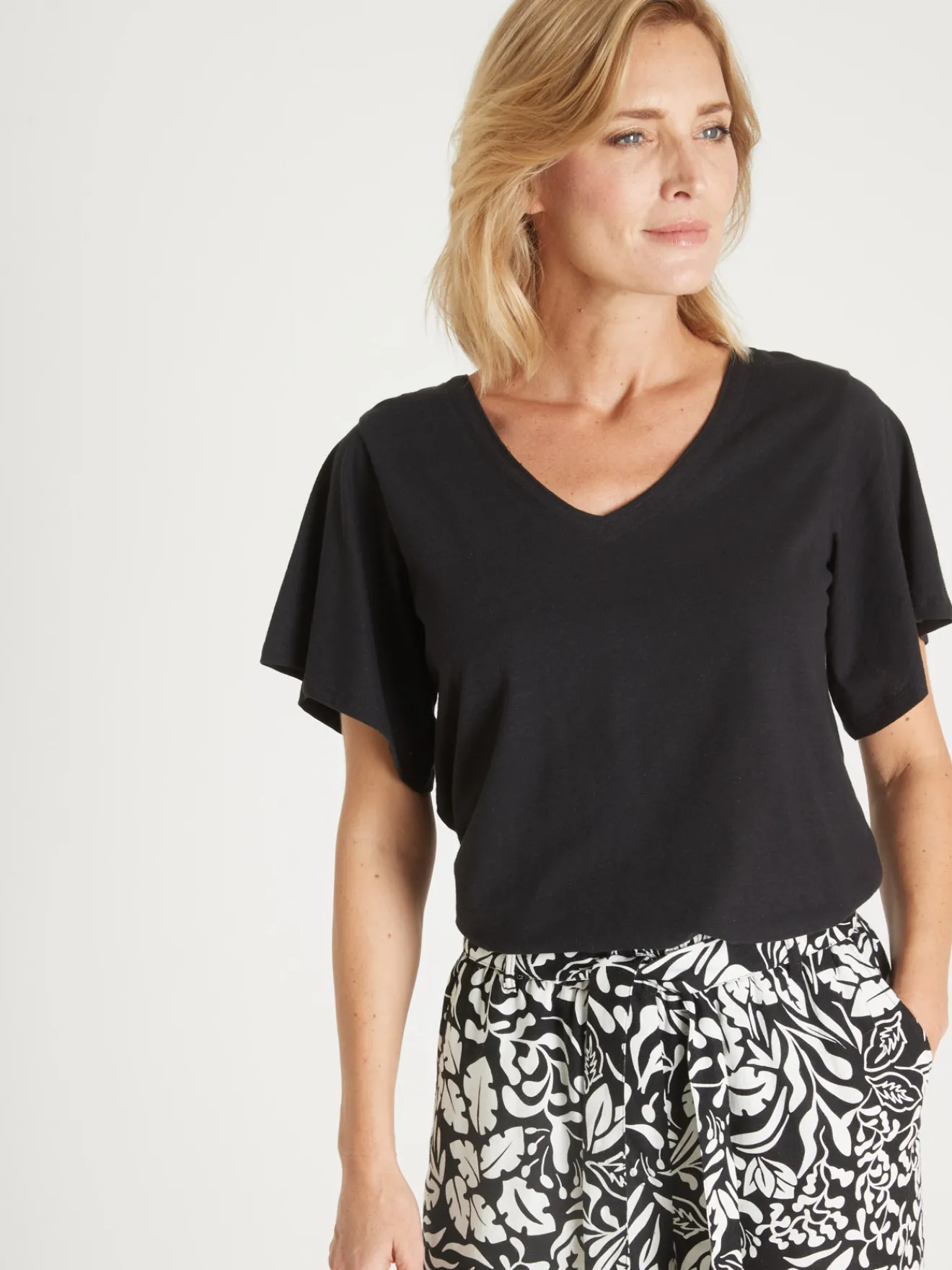 New Tee-shirt avec dentelle au dos Femme T-Shirt