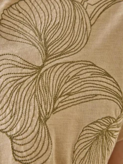 New Tee-shirt brodé encolure tunisienne Femme T-Shirt