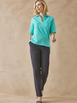 Discount Tee-shirt col polo Femme T-Shirt