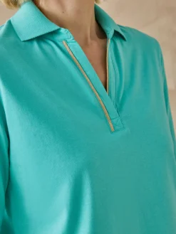 Discount Tee-shirt col polo Femme T-Shirt