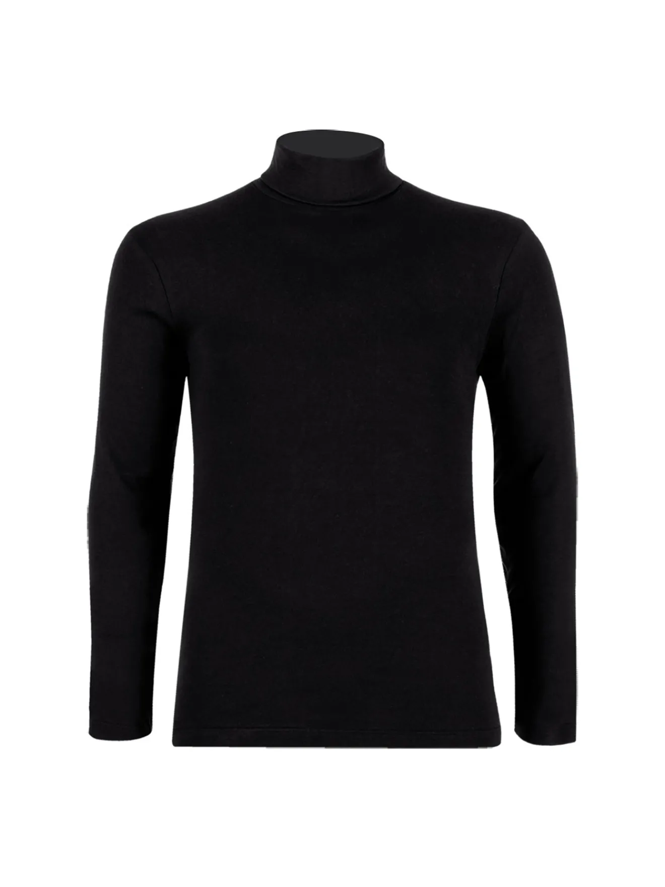 Online Tee-shirt col roulé pur coton Homme Maillot De Corps