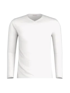 Sale Tee-shirt col V en coton Homme Maillot De Corps