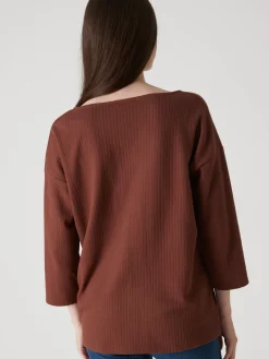 Online Tee-shirt côtes plates Femme T-Shirt