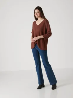 Online Tee-shirt côtes plates Femme T-Shirt