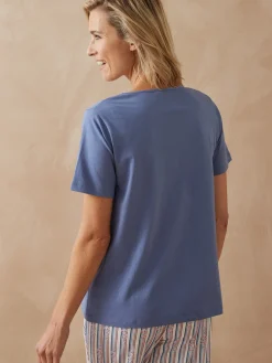 Clearance Tee-shirt de pyjama manches courtes Pyjama