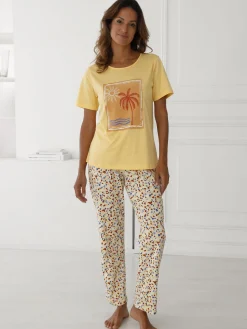 Outlet Tee-shirt de pyjama pur coton Pyjama