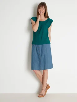 Best Tee-shirt dos fantaisie Femme T-Shirt