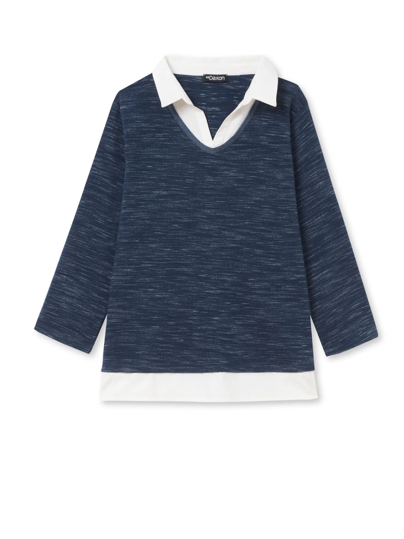 Clearance Tee-shirt effet 2 en 1 Femme T-Shirt