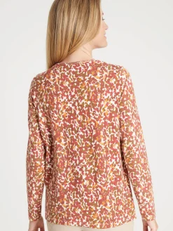 Outlet Tee-shirt effet noeud à l'encolure Femme T-Shirt