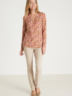 Outlet Tee-shirt effet noeud à l'encolure Femme T-Shirt