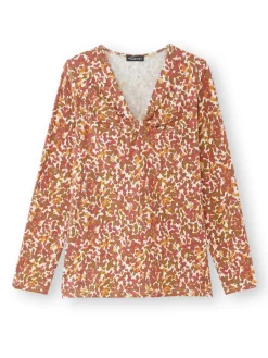 Outlet Tee-shirt effet noeud à l'encolure Femme T-Shirt