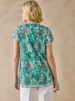 Outlet Tee-shirt en dentelle Femme T-Shirt