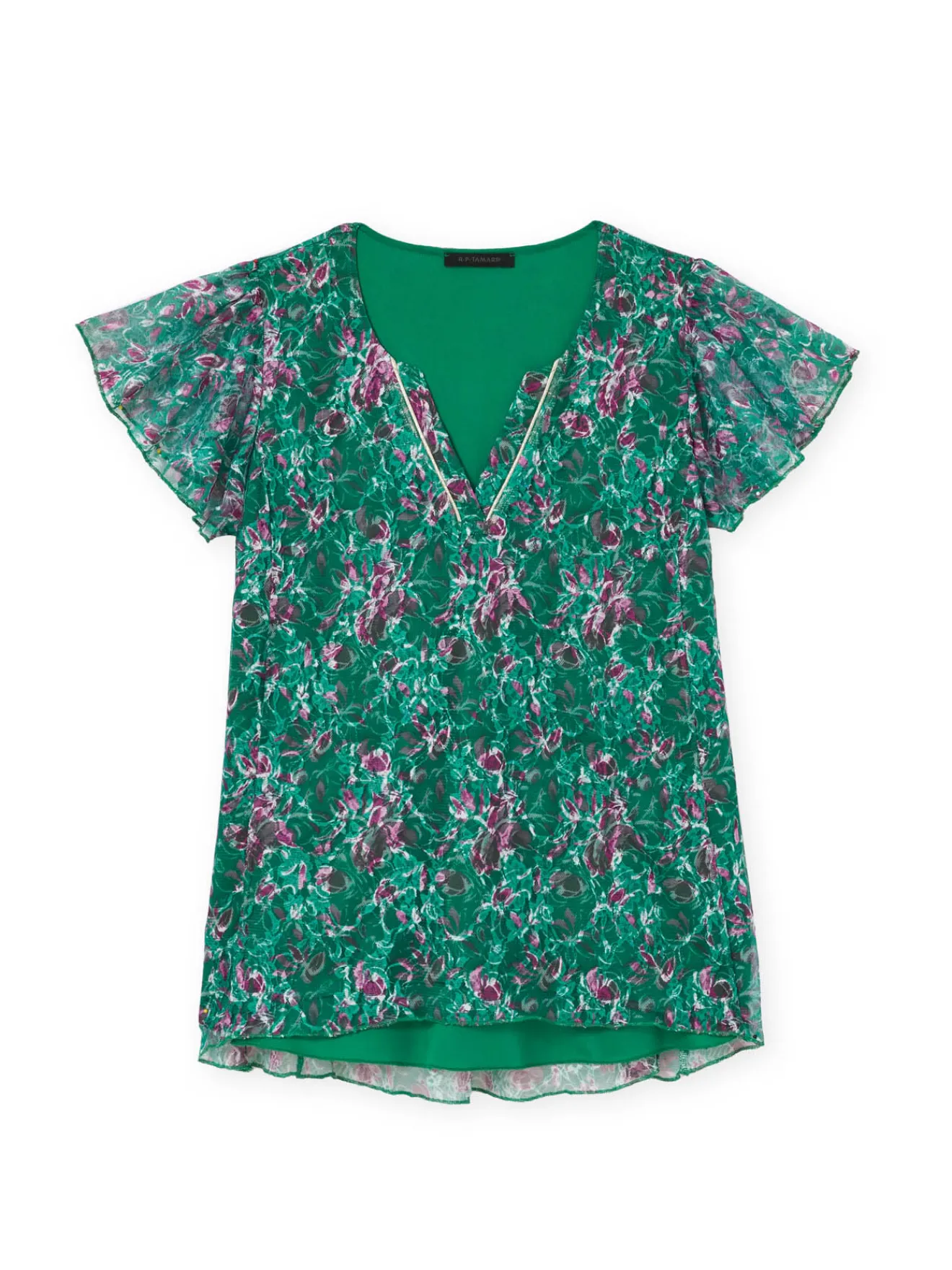 Clearance Tee-shirt en maille dentelle Femme T-Shirt