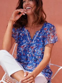 Tee-shirt en maille dentelle Femme T-Shirt