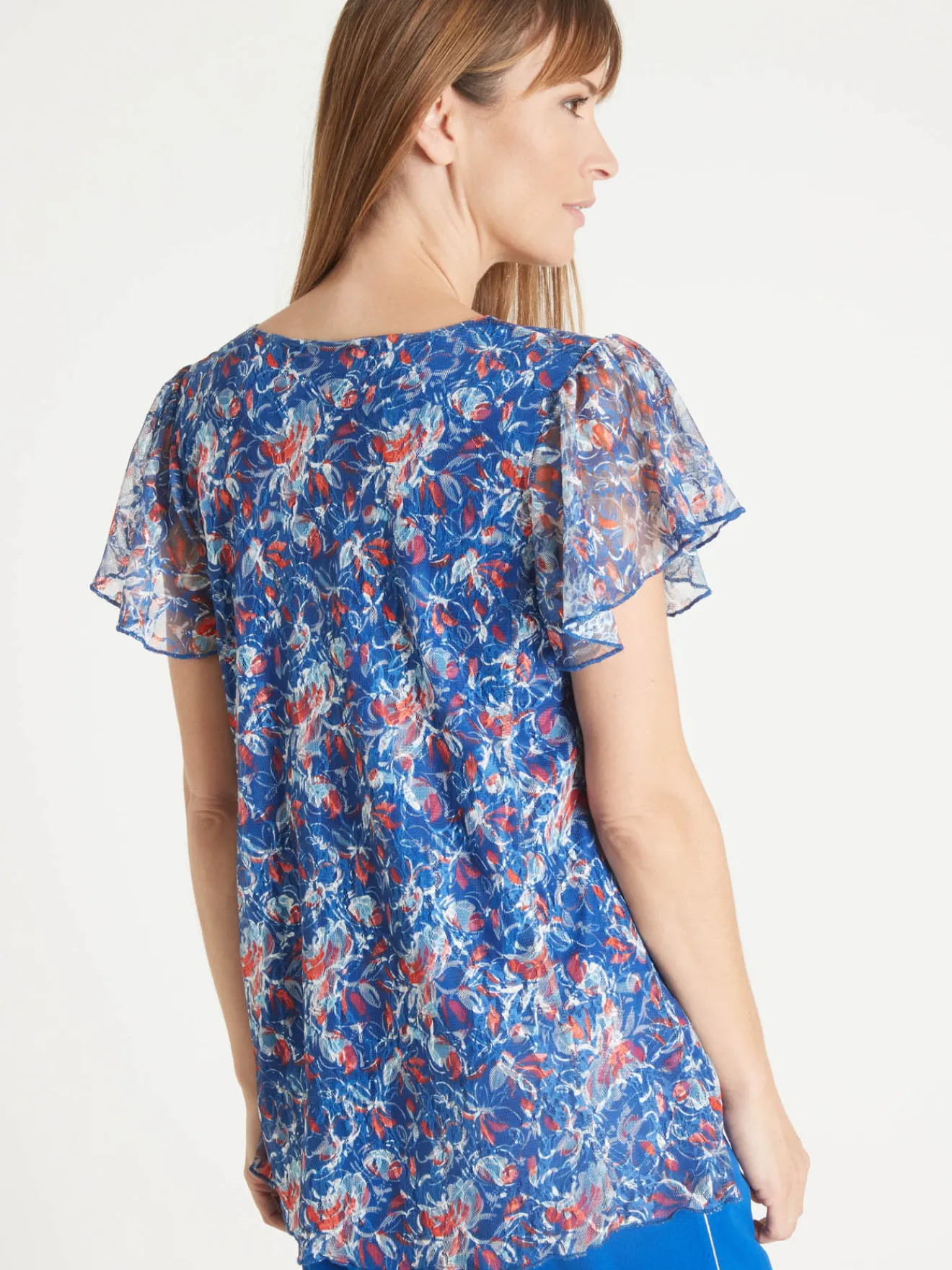 Tee-shirt en maille dentelle Femme T-Shirt