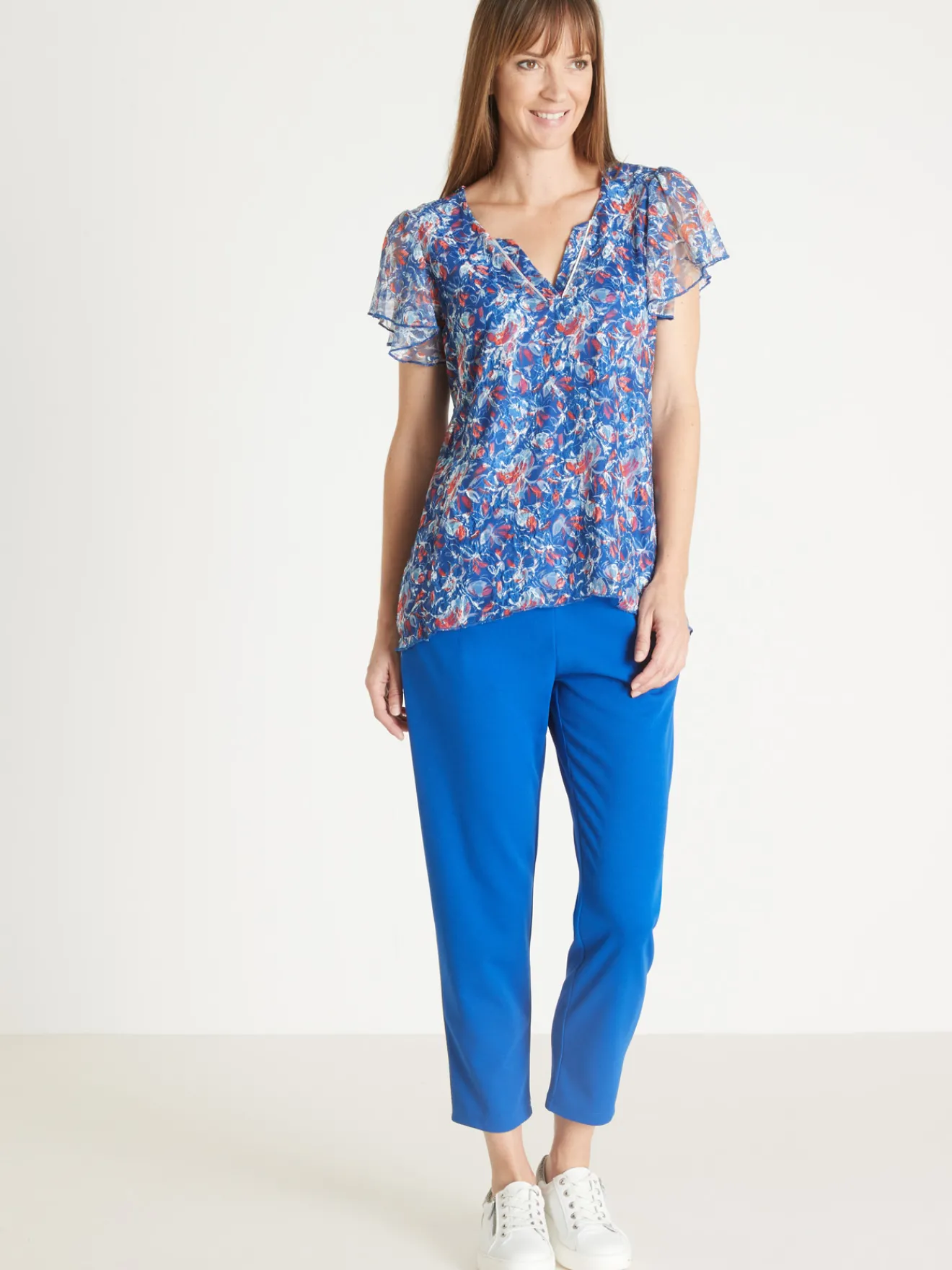 Tee-shirt en maille dentelle Femme T-Shirt