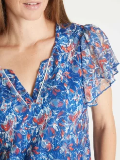 Tee-shirt en maille dentelle Femme T-Shirt