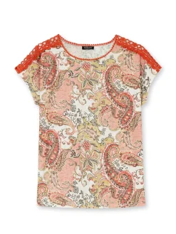 Sale Tee-shirt en maille dévorée Femme T-Shirt