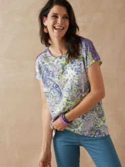 Sale Tee-shirt en maille dévorée Femme T-Shirt