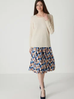 Clearance Tee-shirt en maille fantaisie Femme T-Shirt