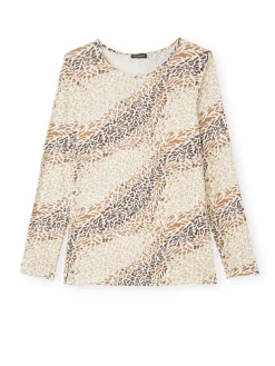 Tee-shirt en maille flammée Femme T-Shirt