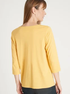 Clearance Tee-shirt en maille flammée Femme T-Shirt