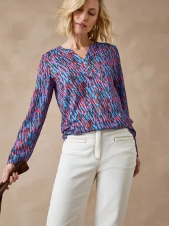 Outlet Tee-shirt en maille gaufrée Femme T-Shirt