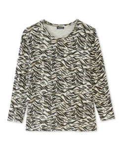 Clearance Tee-shirt en maille émerisée Femme T-Shirt