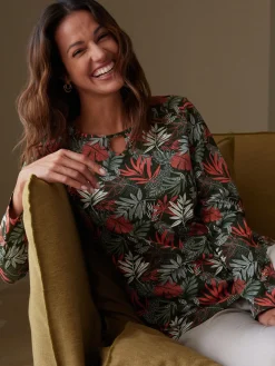 Clearance Tee-shirt encolure fantaisie Femme T-Shirt