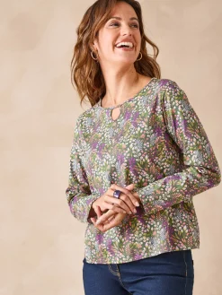 Tee-shirt encolure fantaisie Femme T-Shirt