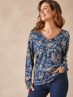 Outlet Tee-shirt encolure fantaisie Femme T-Shirt