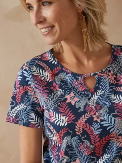 Hot Tee-shirt encolure fantaisie Femme T-Shirt