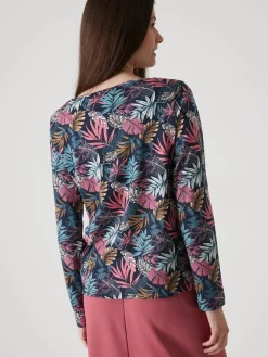 New Tee-shirt encolure fantaisie Femme T-Shirt