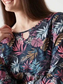 New Tee-shirt encolure fantaisie Femme T-Shirt