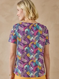 Best Tee-shirt encolure fantaisie Femme T-Shirt